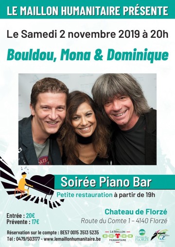 Piano Bar avec Bouldou, Mona & Dominique