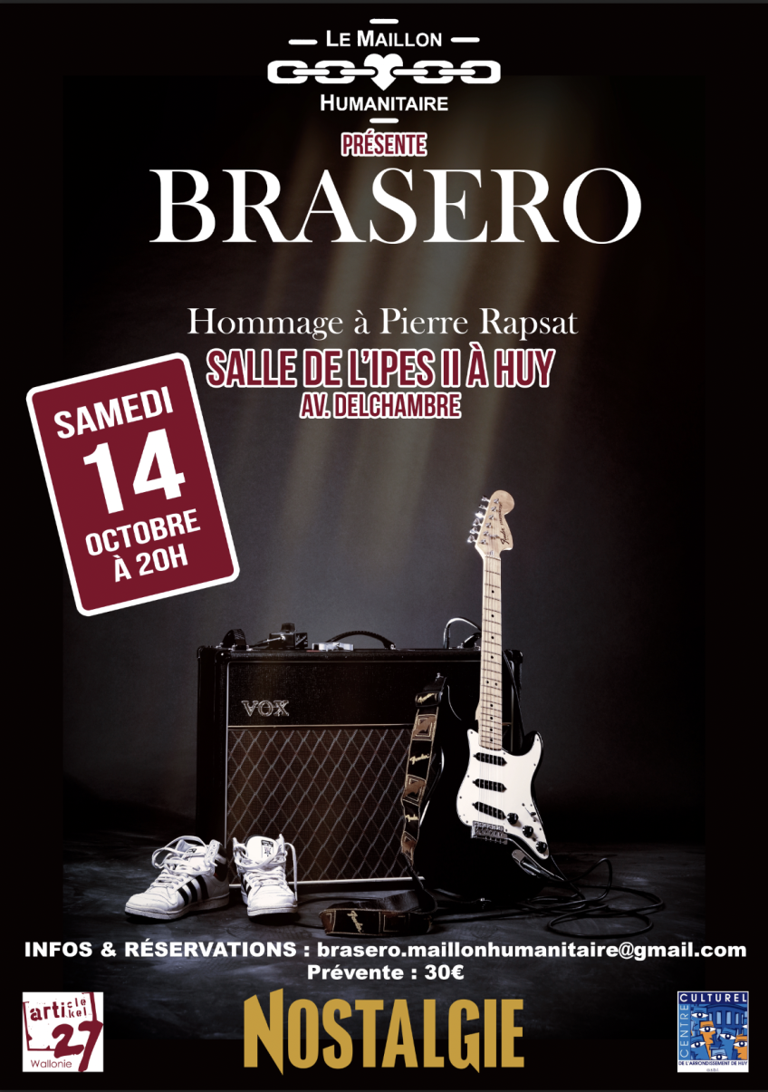 Concert BRASERO “Hommage à Pierre Rapsat